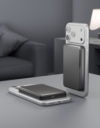Внешний аккумулятор VLP LITE Power Snap 5000mAh, 3A, MagSafe, USB-C, Чёрный