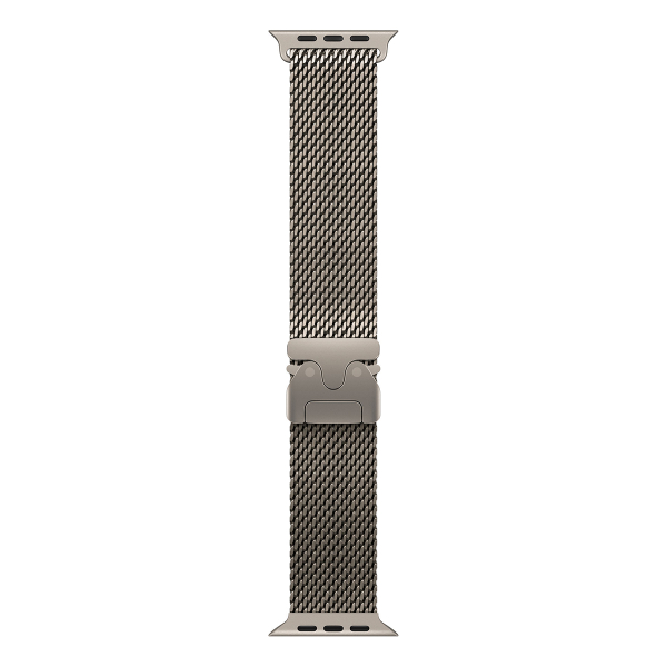 Apple Watch Ultra 4, 49 мм корпус из титана цвета «Natural», ремешок Titanium Milanese Loop цвета «Natural» размера M